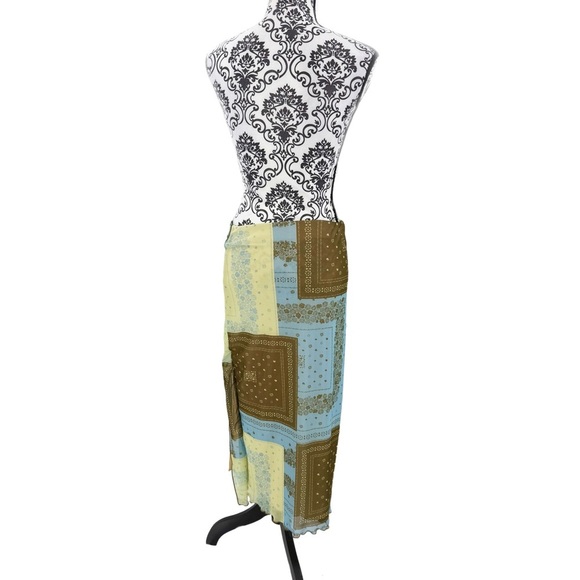 Urban Outfitters Y2K Vacation Wear Frankie Mesh Midi Skirt - Picture 7 of 11